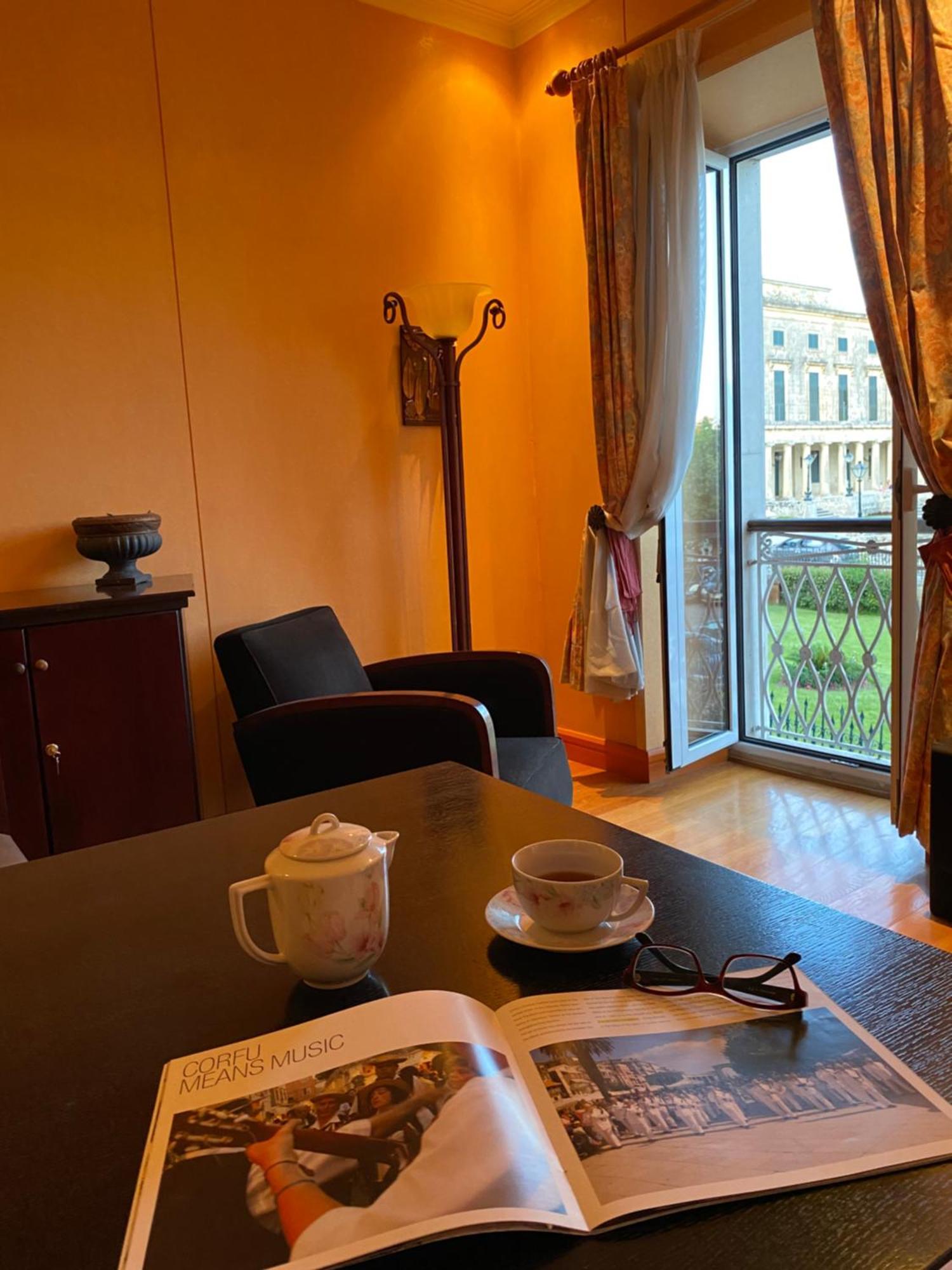 Palazzo Luxury Suite - View To Liston Square & Old Fortress Of Corfu Old Town Exterior foto